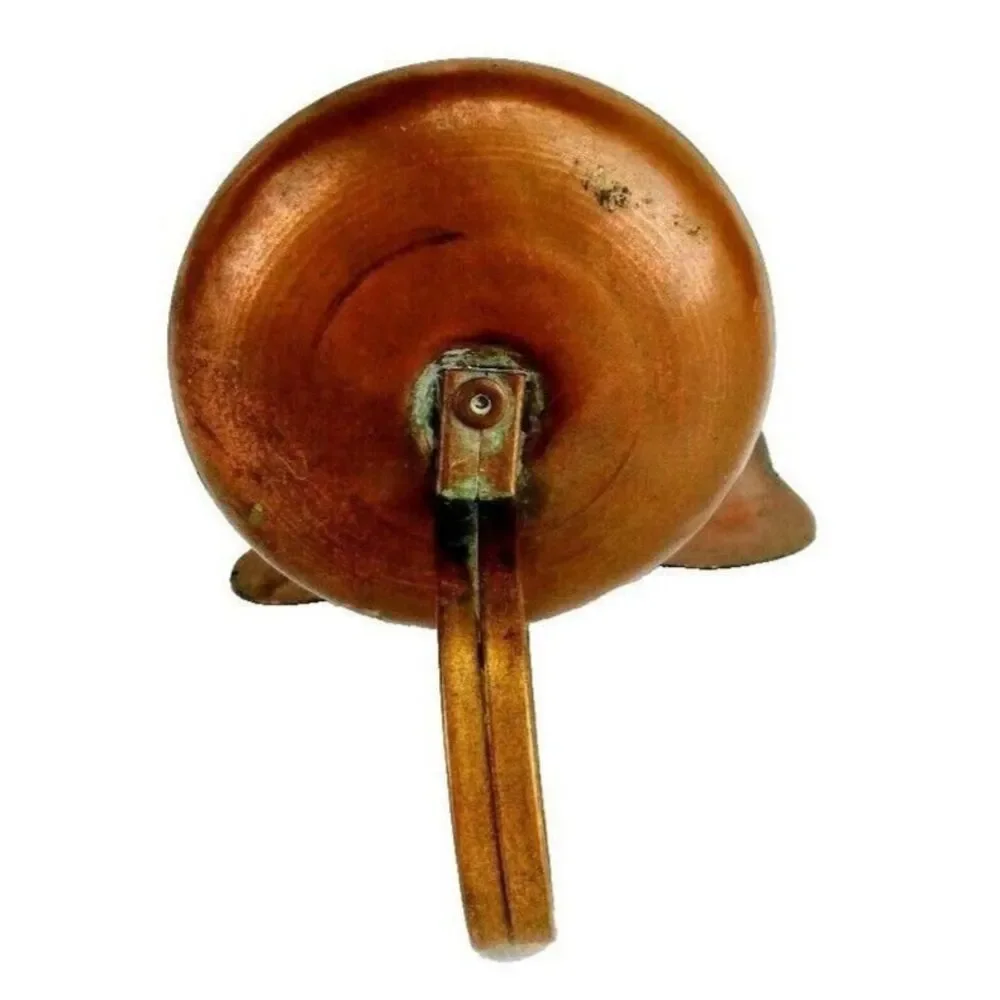 Vintage Roycroft Era Hammered Copper Wall Sconce Candle Holder Cat Silhouette
